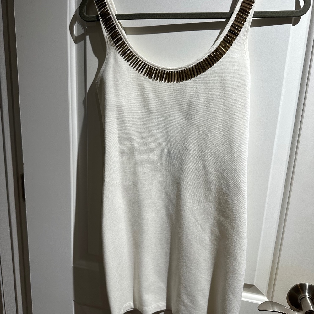 White bachelorette mini dress